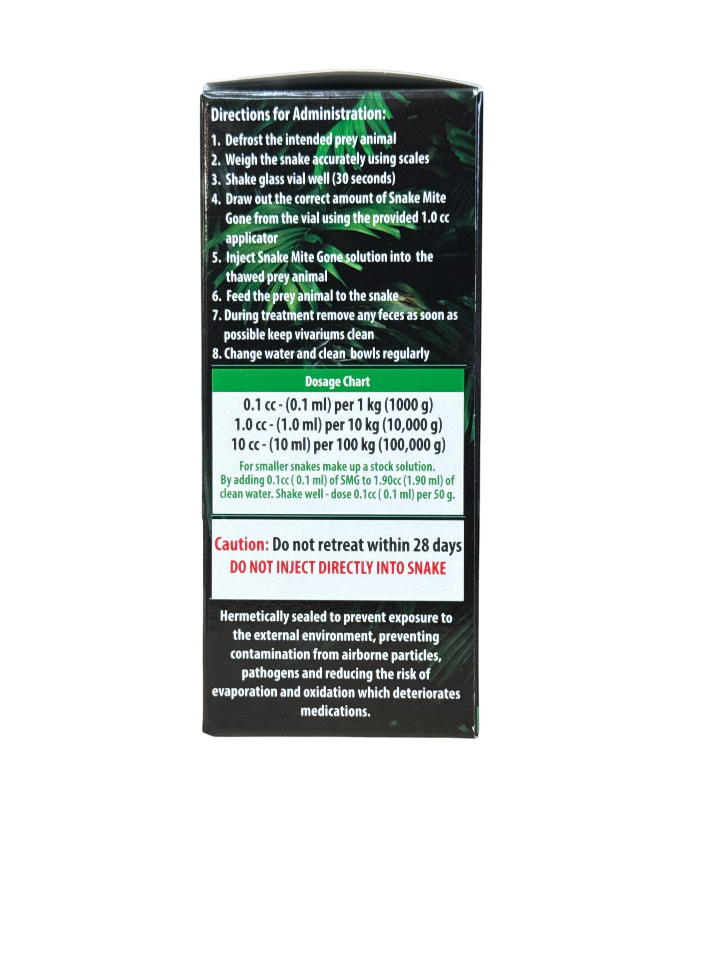 Absolute Repti-Vet Snake Mite Gone (Cartons of 6) Shipping Included